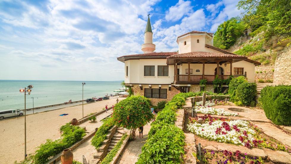Sea Square Hotel Balchik Exterior foto